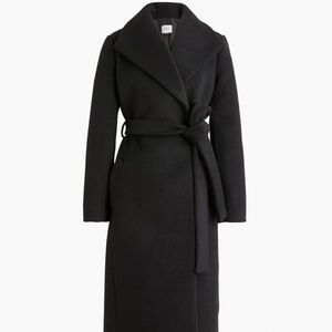 J Crew Belted Wrap Coat XS